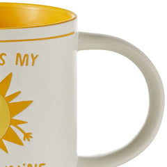 Coffee Is My Morning Wine Funny Mug, 16 oz.