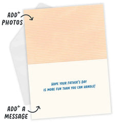 It Will Be Fun They Said Funny Custom Father's Day Card
