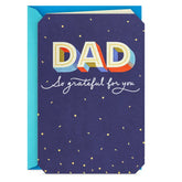 So Grateful for You Birthday Card for Dad