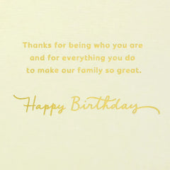 So Grateful for You Birthday Card for Dad
