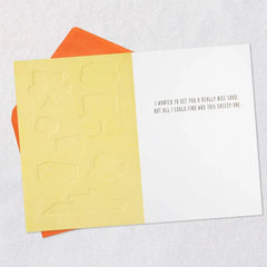 Nice and Cheesy Funny Birthday Card