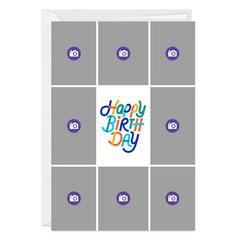 Photo Collage Frame Custom Birthday Card