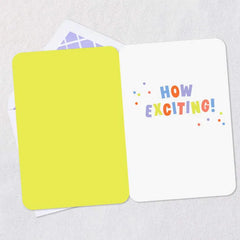 How Exciting Congratulations Card