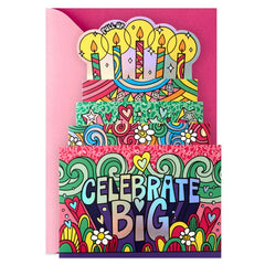 Celebrate Big Pop-Up Musical Birthday Card for Kids