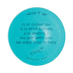 Lolita Meow It Up Handpainted Wine Glass, 15 oz.