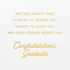 Believe, Conceive and Achieve It Money Holder Graduation Card