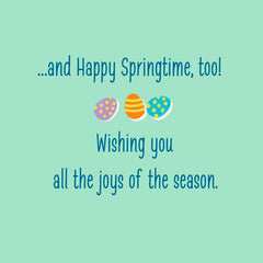 Wishing You All the Joys of the Season Easter Card