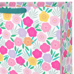 15" Fun Floral Extra-Deep Gift Bag