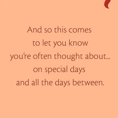 You're Often Thought About Sweetest Day Card