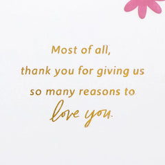 So Many Reasons to Love You Birthday Card for Daughter from Both