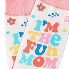 I'm the Fun Mom Novelty Crew Socks