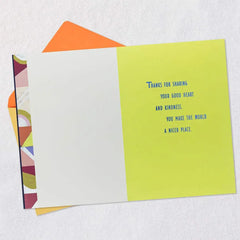 You Have a Good Heart Thank You Card