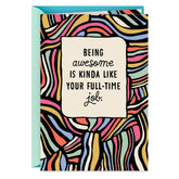 You're Awesome to Work With Thank You Card