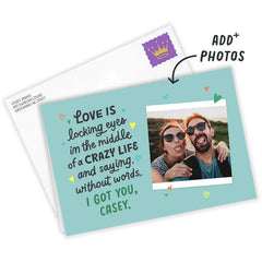 Love Our Crazy Life Custom Love Card