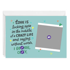 Love Our Crazy Life Custom Love Card