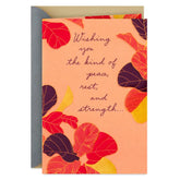Peace, Rest and Strength Get Well Card