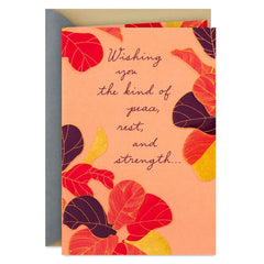 Peace, Rest and Strength Get Well Card
