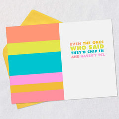 Group Gift Funny Birthday Card From Us