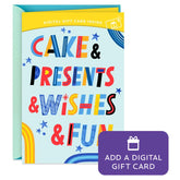 All the Things, All for You Gift Card Greeting Birthday Card for Kids