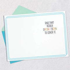 Thanks a Million Thank-You Card