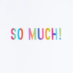 Thanks So Much Thank-You Card