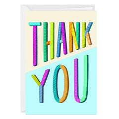 Bright and Bold Custom Thank-You Card