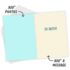 Bright and Bold Custom Thank-You Card