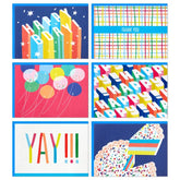 Bright and Cheery Assorted Blank Boxed Notes, Pack of 24