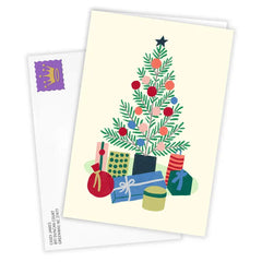 Colorful Tree Custom Christmas Card