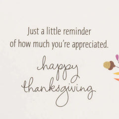 Thankful for You Thanksgiving Card