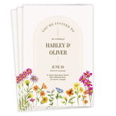 Wildflowers You're Invited Wedding Invitation