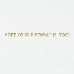 You're One of a Kind Zebra Birthday Card