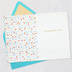 You're One of a Kind Zebra Birthday Card
