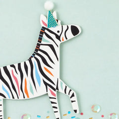 You're One of a Kind Zebra Birthday Card