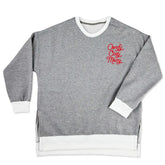 Hallmark Channel Comfy Cozy Merry Gray Sweatshirt