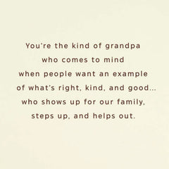 You're a Lifelong Inspiration Father's Day Card for Grandpa