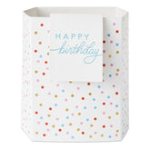 Build-a-Bouquet Happy Birthday Confetti Pop-Up Paper Vase With Mini Card