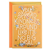 So Thankful for Your Amazing Kindness Thank You Card