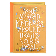So Thankful for Your Amazing Kindness Thank You Card