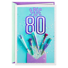 Epic You 80th Birthday Card
