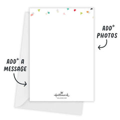 Let's Celebrate Confetti Flat Birthday Invitation