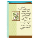 Something Exceptional Master's Degree Graduation Card