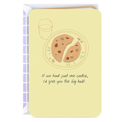 Just One Cookie Love Card
