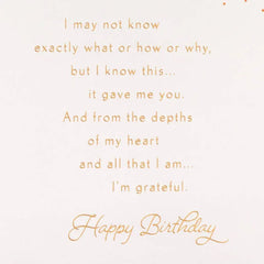 Your Love Is a Blessing Romantic Birthday Card