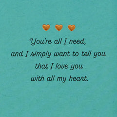 My Partner, My Love, My Friend Romantic Love Card