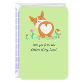 Love You From the Bottom of My Heart Blank Card