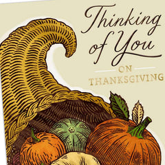 We're Always Close in Heart Thanksgiving Card