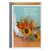 Asking the Lord to Bless You Religious Thanksgiving Card