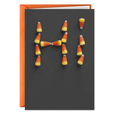 Corny Hi Funny Halloween Card