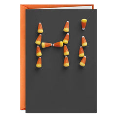 Corny Hi Funny Halloween Card